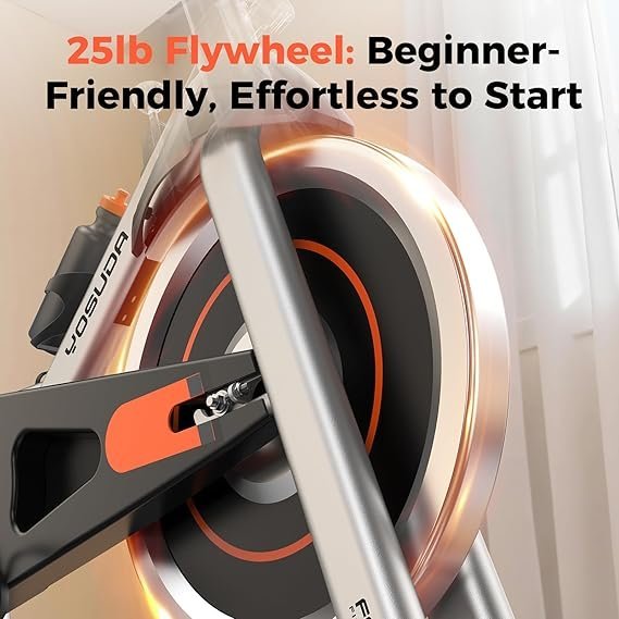 yosuda exercise bike, brake pad stationary bike for home with exclusive app, magnetic indoor cycling bike with 300 lb weight capacity, low noise, tablet holder and fitness courses for weight loss yosuda exercise bike, brake pad stationary bike for home with exclusive app, magnetic indoor cycling bike with 300 lb weight capacity, low noise, tablet holder and fitness courses for weight loss