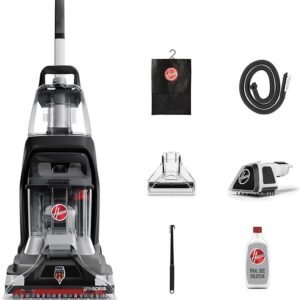 Home hoover powerscrub xl pet carpet cleaner machine, upright shampooer, fh68050, black