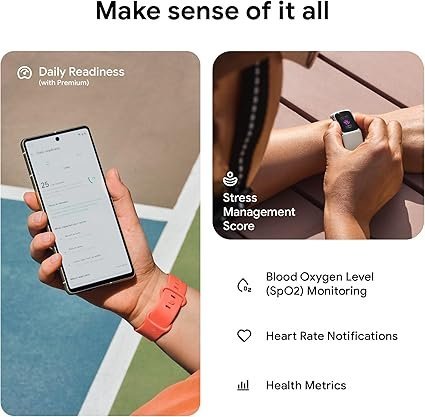 fitbit charge 6 fitness tracker with google apps, heart rate on exercise equipment, 6 months premium membership included, gps, health tools and more, obsidian/black, one size (s & l bands included) fitbit charge 6 fitness tracker with google apps, heart rate on exercise equipment, 6 months premium membership included, gps, health tools and more, obsidian/black, one size (s & l bands included)