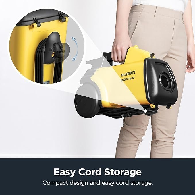 eureka 3670m canister cleaner, lightweight powerful vacuum for carpets and hard floors, w/ 5bags,yellow eureka 3670m canister cleaner, lightweight powerful vacuum for carpets and hard floors, w/ 5bags,yellow