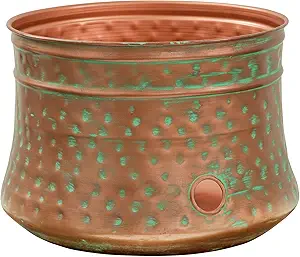 liberty garden 1917 g hose pot, hammered, patina liberty garden 1917 g hose pot, hammered, patina