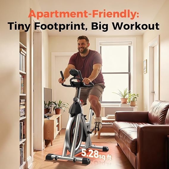 yosuda exercise bike, brake pad stationary bike for home with exclusive app, magnetic indoor cycling bike with 300 lb weight capacity, low noise, tablet holder and fitness courses for weight loss yosuda exercise bike, brake pad stationary bike for home with exclusive app, magnetic indoor cycling bike with 300 lb weight capacity, low noise, tablet holder and fitness courses for weight loss