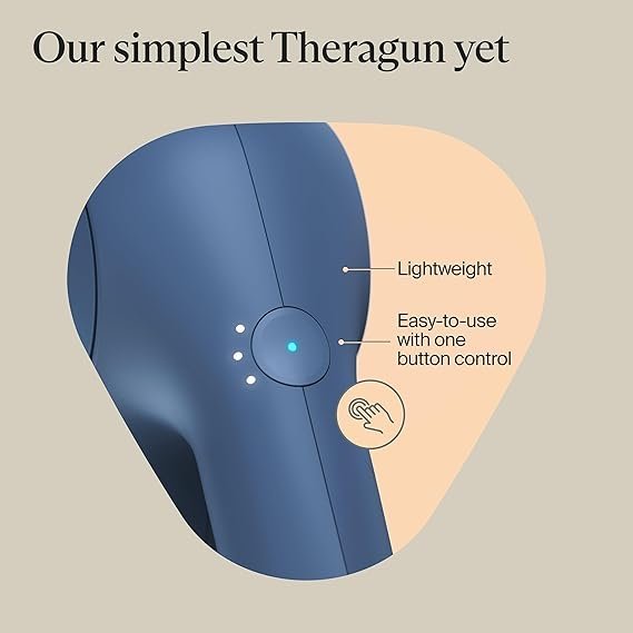 theragun therabody relief handheld percussion massage gun easy to use, comfortable & light personal massager for every day pain relief massage therapy in neck, back, leg, shoulder and body (navy) theragun therabody relief handheld percussion massage gun easy to use, comfortable & light personal massager for every day pain relief massage therapy in neck, back, leg, shoulder and body (navy)