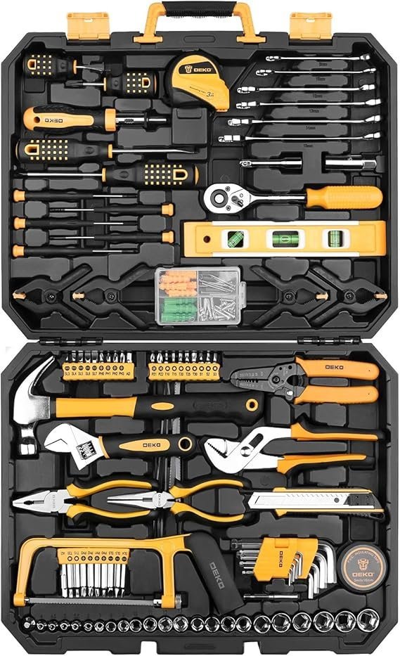 dekopro 228 piece socket wrench auto repair tool combination package mixed tool set hand tool kit with plastic toolbox storage case dekopro 228 piece socket wrench auto repair tool combination package mixed tool set hand tool kit with plastic toolbox storage case