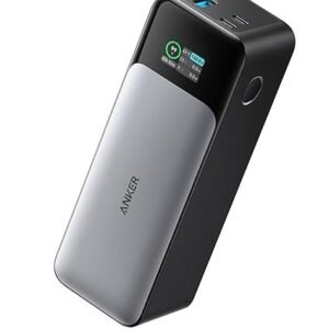 anker 737 power bank, 140w max 3 port laptop portable charger, 24,000mah, smart display, compatible with iphone 16 / 15 / 14 series, vision pro, samsung, macbook, and more