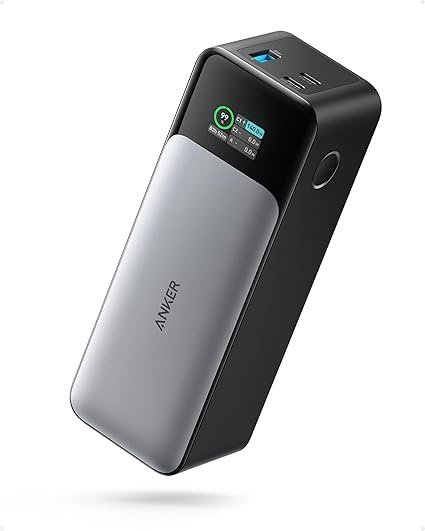anker 737 power bank, 140w max 3 port laptop portable charger, 24,000mah, smart display, compatible with iphone 16 / 15 / 14 series, vision pro, samsung, macbook, and more anker 737 power bank, 140w max 3 port laptop portable charger, 24,000mah, smart display, compatible with iphone 16 / 15 / 14 series, vision pro, samsung, macbook, and more