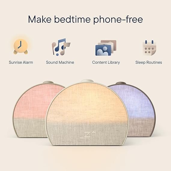 hatch restore 3 sunrise alarm clock, sound machine, smart light (putty) white noise, screen free sleep routine hatch restore 3 sunrise alarm clock, sound machine, smart light (putty) white noise, screen free sleep routine
