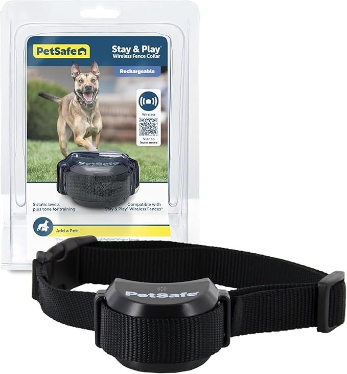 petsafe stay & play wireless fence receive collar rechargeable and waterproof receiver collar with quick charge in 2 3 hours for dogs 5lb+ petsafe stay & play wireless fence receive collar rechargeable and waterproof receiver collar with quick charge in 2 3 hours for dogs 5lb+