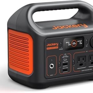 jackery portable power station explorer 300, 292wh backup lifepo4 battery, solar generator for outdoors camping travel hunting blackout (solar panel optional)
