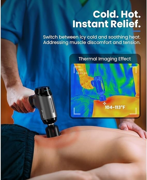 bob and brad t2 pro massage gun with heat and cold, deep tissue percussion massager gun for pain relief, muscle massager, hsa electric back massagers for professional athletes fsa eligible bob and brad t2 pro massage gun with heat and cold, deep tissue percussion massager gun for pain relief, muscle massager, hsa electric back massagers for professional athletes fsa eligible