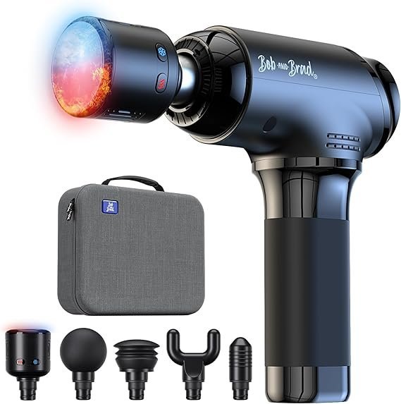 bob and brad t2 pro massage gun with heat and cold, deep tissue percussion massager gun for pain relief, muscle massager, hsa electric back massagers for professional athletes fsa eligible bob and brad t2 pro massage gun with heat and cold, deep tissue percussion massager gun for pain relief, muscle massager, hsa electric back massagers for professional athletes fsa eligible