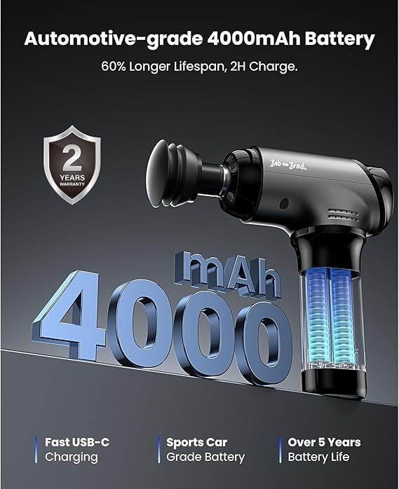 bob and brad t2 pro massage gun with heat and cold, deep tissue percussion massager gun for pain relief, muscle massager, hsa electric back massagers for professional athletes fsa eligible bob and brad t2 pro massage gun with heat and cold, deep tissue percussion massager gun for pain relief, muscle massager, hsa electric back massagers for professional athletes fsa eligible