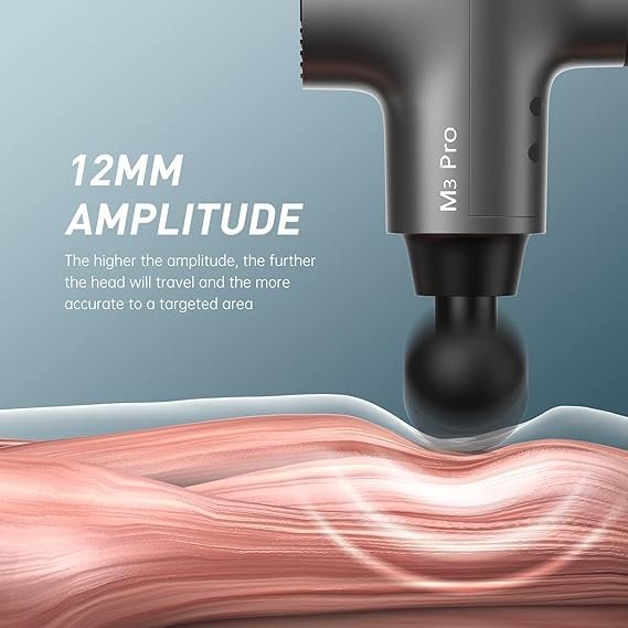 opove m3 pro 2 massage gun deep tissue percussion muscle massager for workout, percussive therapy fascia gun for athletes fast recovery, 30 days long battery life, 70lbs stall force, space gray opove m3 pro 2 massage gun deep tissue percussion muscle massager for workout, percussive therapy fascia gun for athletes fast recovery, 30 days long battery life, 70lbs stall force, space gray