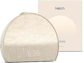 hatch restore 3 sunrise alarm clock, sound machine, smart light (putty) white noise, screen free sleep routine hatch restore 3 sunrise alarm clock, sound machine, smart light (putty) white noise, screen free sleep routine