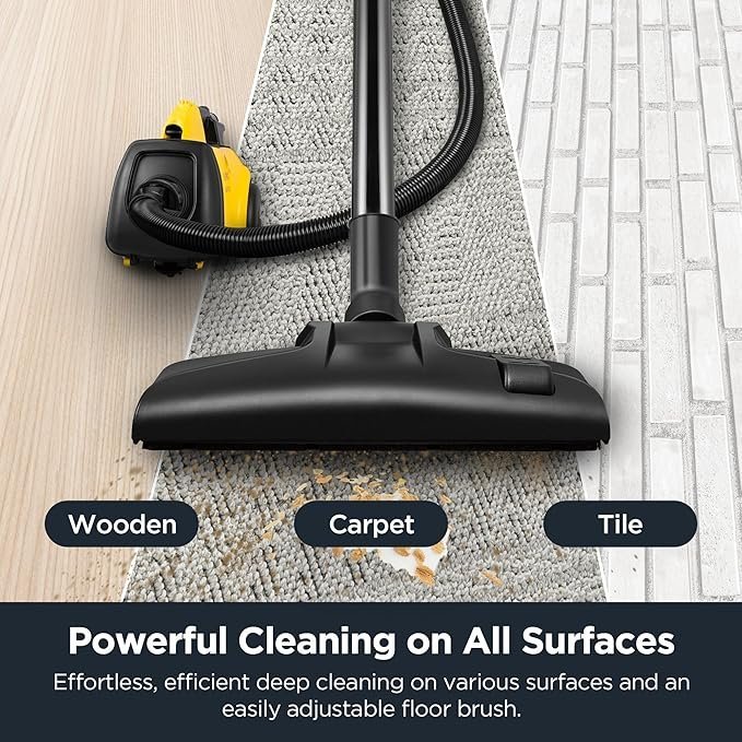 eureka 3670m canister cleaner, lightweight powerful vacuum for carpets and hard floors, w/ 5bags,yellow eureka 3670m canister cleaner, lightweight powerful vacuum for carpets and hard floors, w/ 5bags,yellow