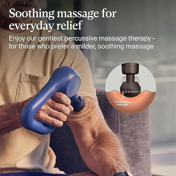 theragun therabody relief handheld percussion massage gun easy to use, comfortable & light personal massager for every day pain relief massage therapy in neck, back, leg, shoulder and body (navy) theragun therabody relief handheld percussion massage gun easy to use, comfortable & light personal massager for every day pain relief massage therapy in neck, back, leg, shoulder and body (navy)