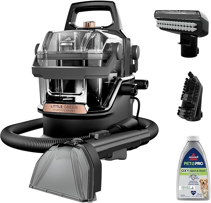 bissell little green hydrosteam multi purpose portable carpet and upholstery cleaner, car and auto detailer, 3618 bissell little green hydrosteam multi purpose portable carpet and upholstery cleaner, car and auto detailer, 3618