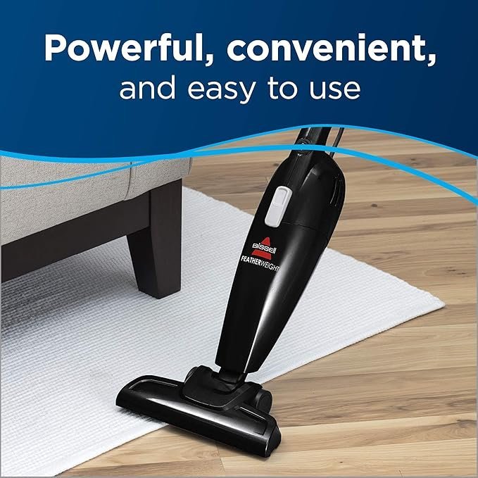 bissell featherweight stick lightweight bagless vacuum with crevice tool, 2033m, black bissell featherweight stick lightweight bagless vacuum with crevice tool, 2033m, black