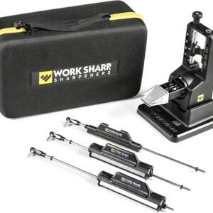 work sharp precision adjust elite knife sharpener adjustable knife sharpening system for hunting, serrated & kitchen knives