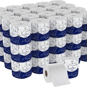 georgia pacific angel soft ultra professional series 2 ply embossed toilet paper by gp pro (georgia pacific), 16560, paper, 60 count (pack of 1), white 24000 sheets per case