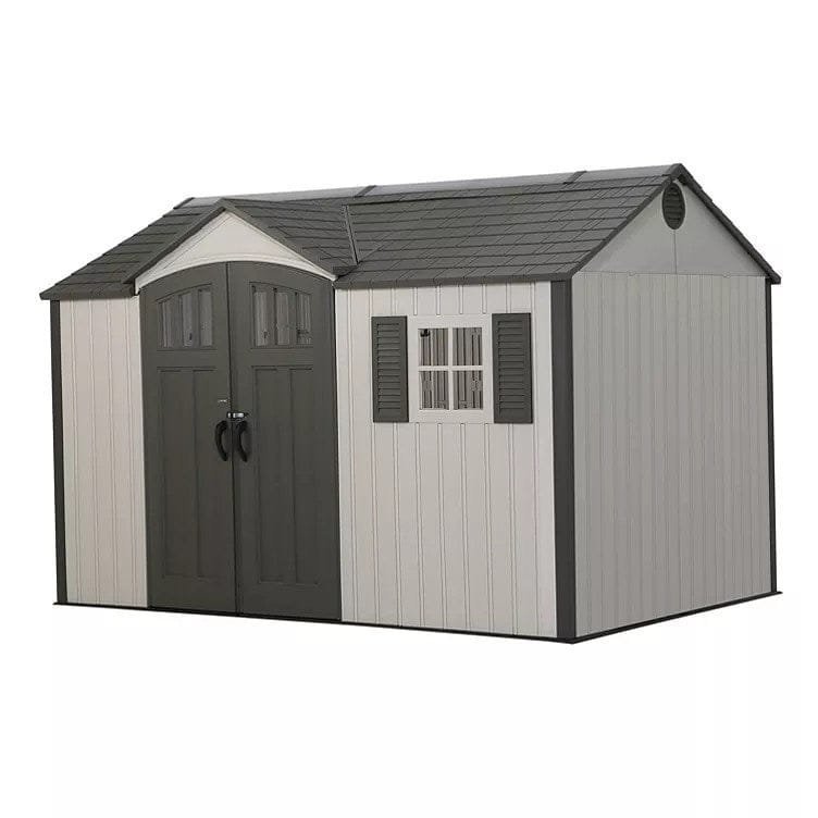 lifetime 12.5 ft. x 8 ft. outdoor storage sheds