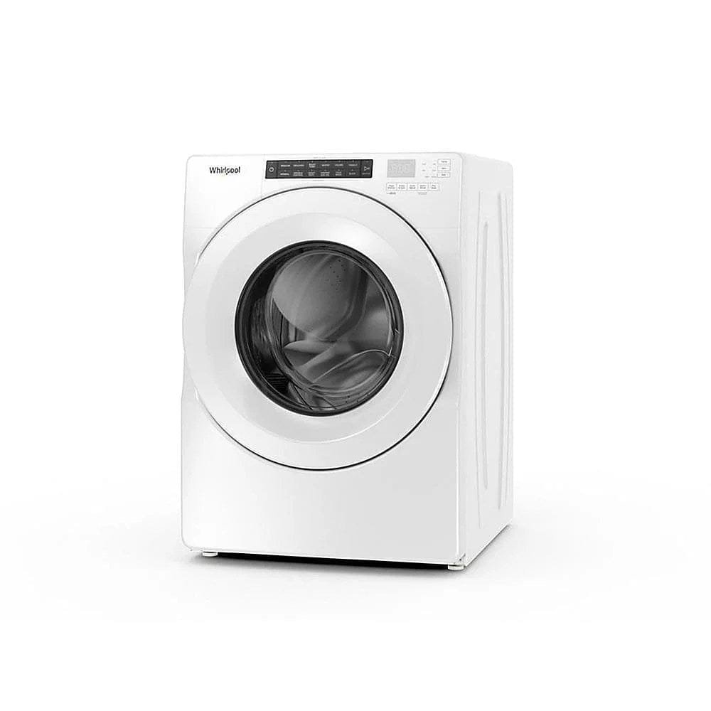 whirlpool – 4.3 cu. ft. high efficiency stackable front load washer with 35 cycle options – white whirlpool – 4.3 cu. ft. high efficiency stackable front load washer with 35 cycle options – white