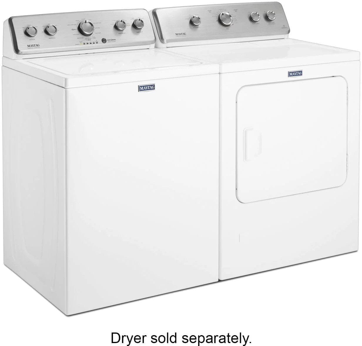 maytag – 3.8 cu. ft. high efficiency top load washer with powerwash agitator – white maytag – 3.8 cu. ft. high efficiency top load washer with powerwash agitator – white