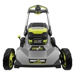 40v hp brushless 21 in. cordless battery walk behind dual blade self propelled mower