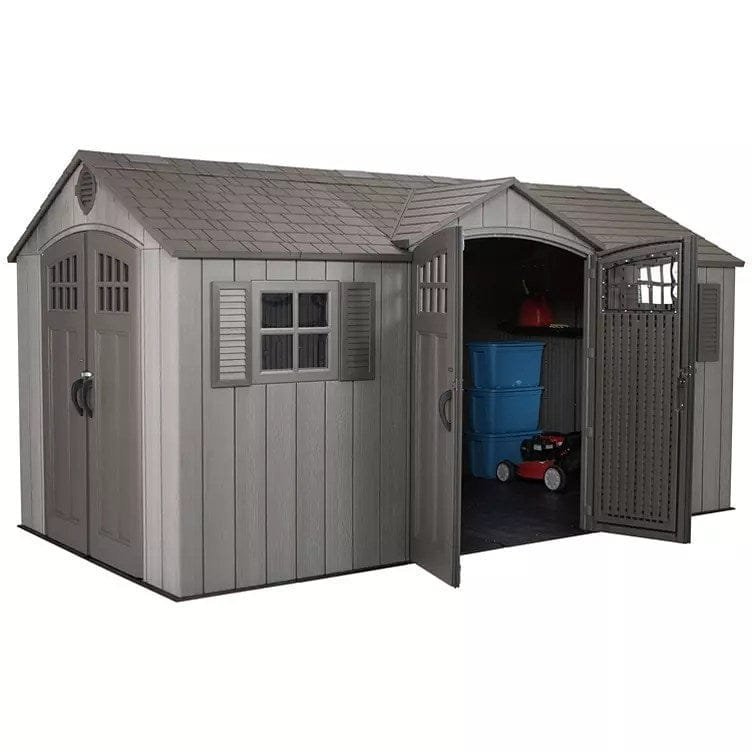 lifetime 15′ x 8′ rough cut dual entry outdoor storage shed lifetime 15′ x 8′ rough cut dual entry outdoor storage shed
