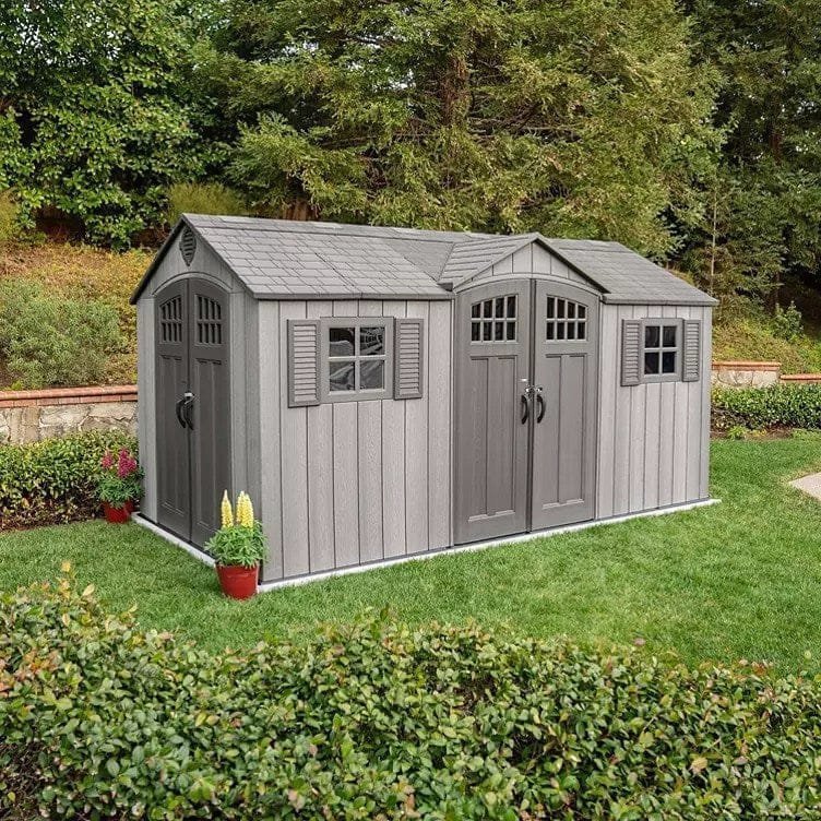 lifetime 15′ x 8′ rough cut dual entry outdoor storage shed lifetime 15′ x 8′ rough cut dual entry outdoor storage shed