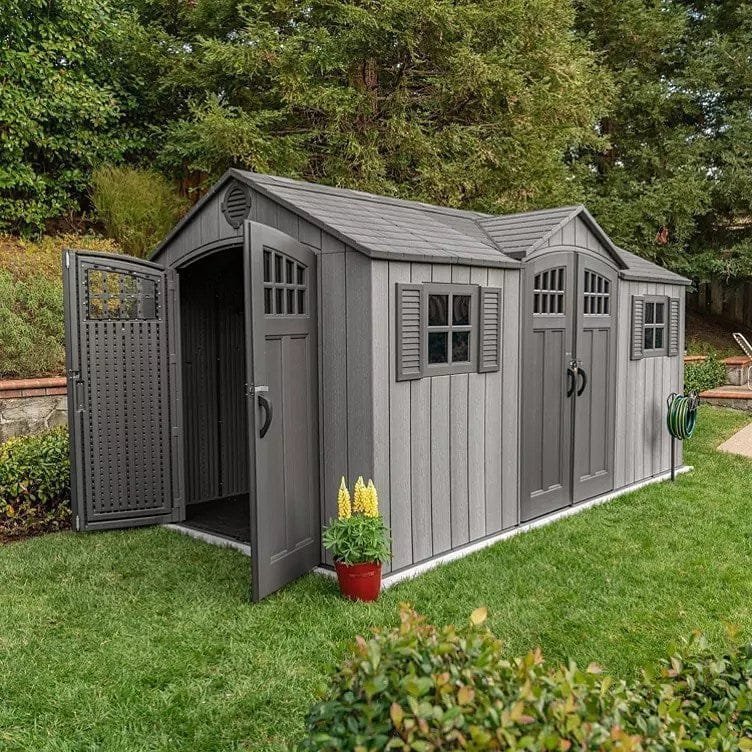 lifetime 15′ x 8′ rough cut dual entry outdoor storage shed lifetime 15′ x 8′ rough cut dual entry outdoor storage shed