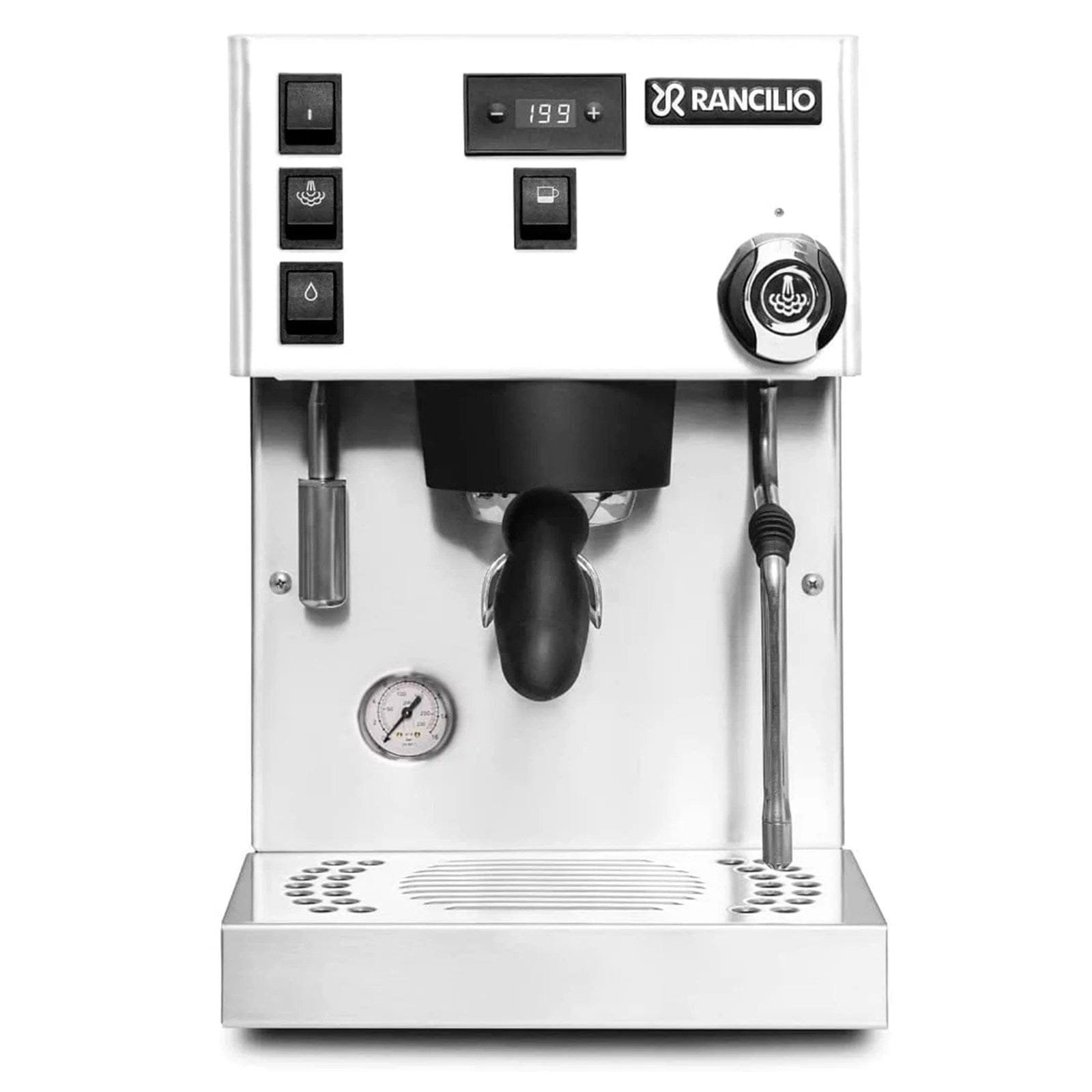rancilio silvia pro x dual boiler espresso machine – white