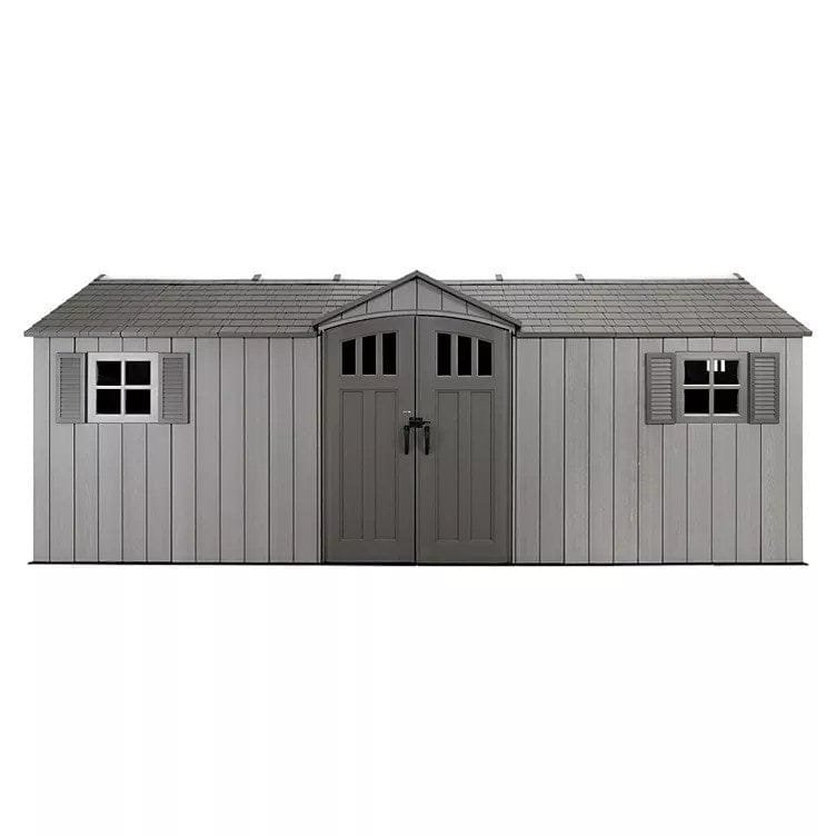 lifetime 20 ft. x 8 ft. outdoor storage sheds