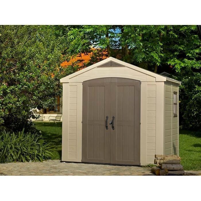 factor 8 ft. w x 6 ft. d plastic storage shed factor 8 ft. w x 6 ft. d plastic storage shed