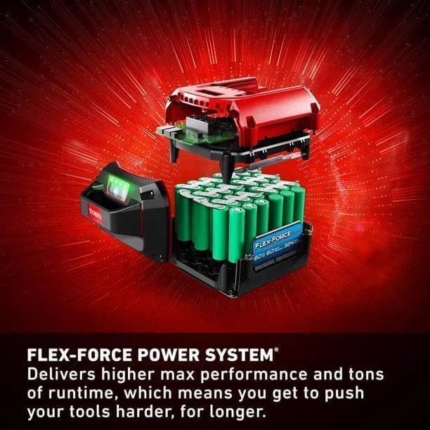 flex force 60v cordless 2 tool combo kit 22 in. recycler walk behind lawn mower & leaf blower w/charger & batteries flex force 60v cordless 2 tool combo kit 22 in. recycler walk behind lawn mower & leaf blower w/charger & batteries