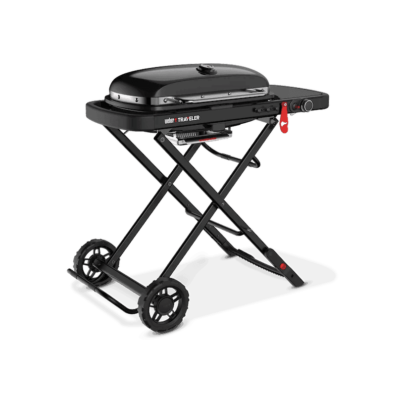 Home weber traveler portable gas grill stealth edition