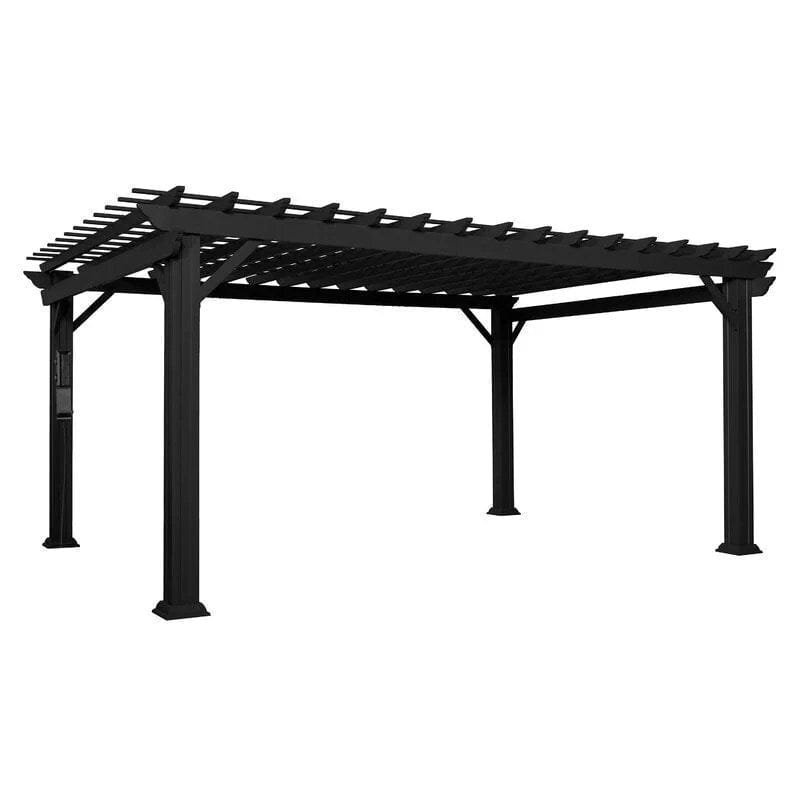 backyard discovery traditional steel pergola 16′ x 12′
