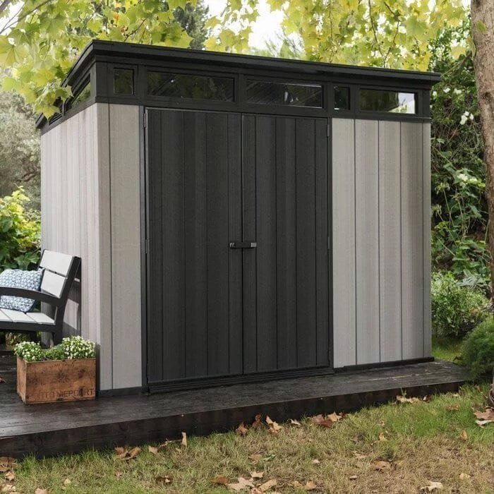 artisan 9 ft. w x 7.5 ft. d plastic storage shed