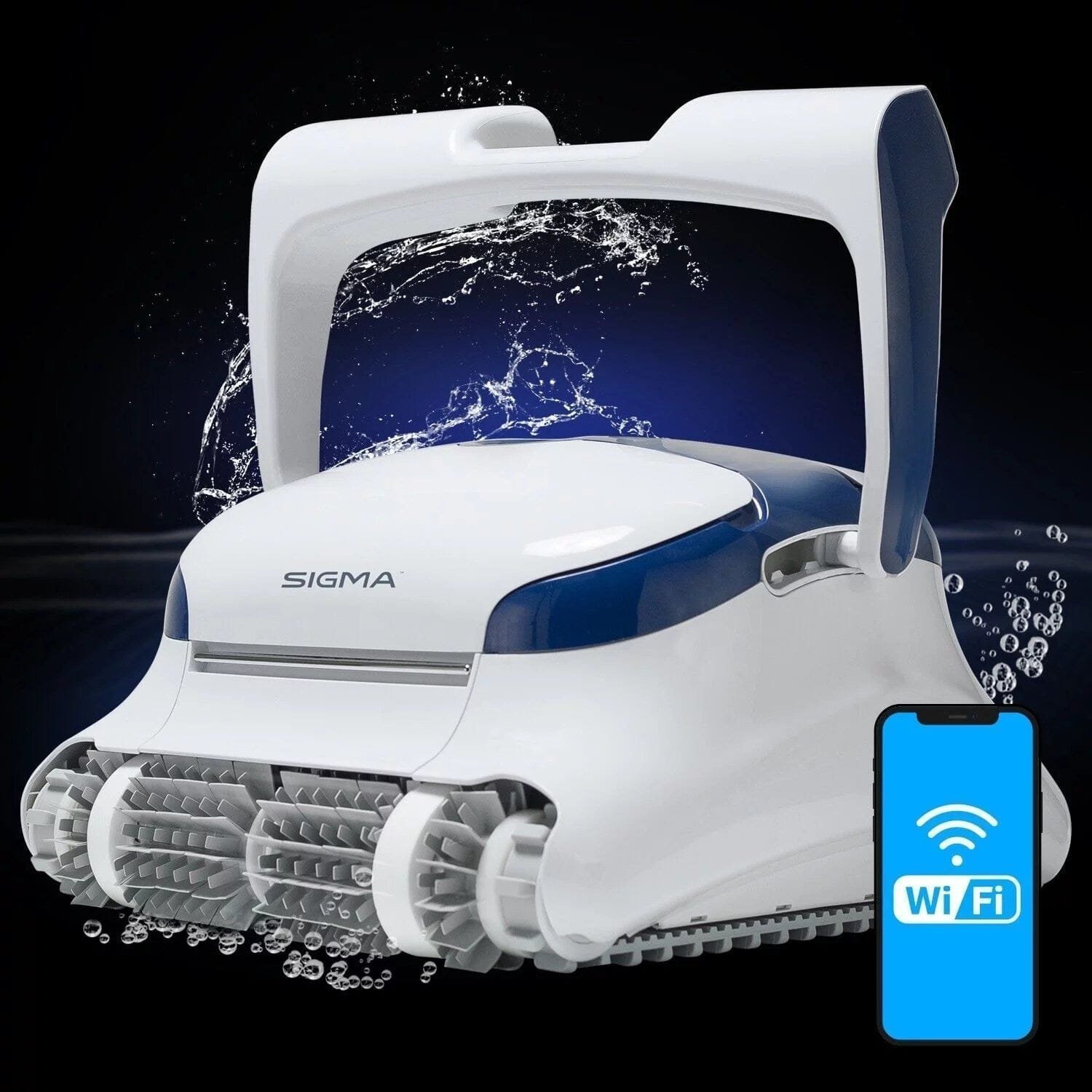 dolphin sigma robotic pool cleaner with wifi – refurbished, fair condition dolphin sigma robotic pool cleaner with wifi – refurbished, fair condition