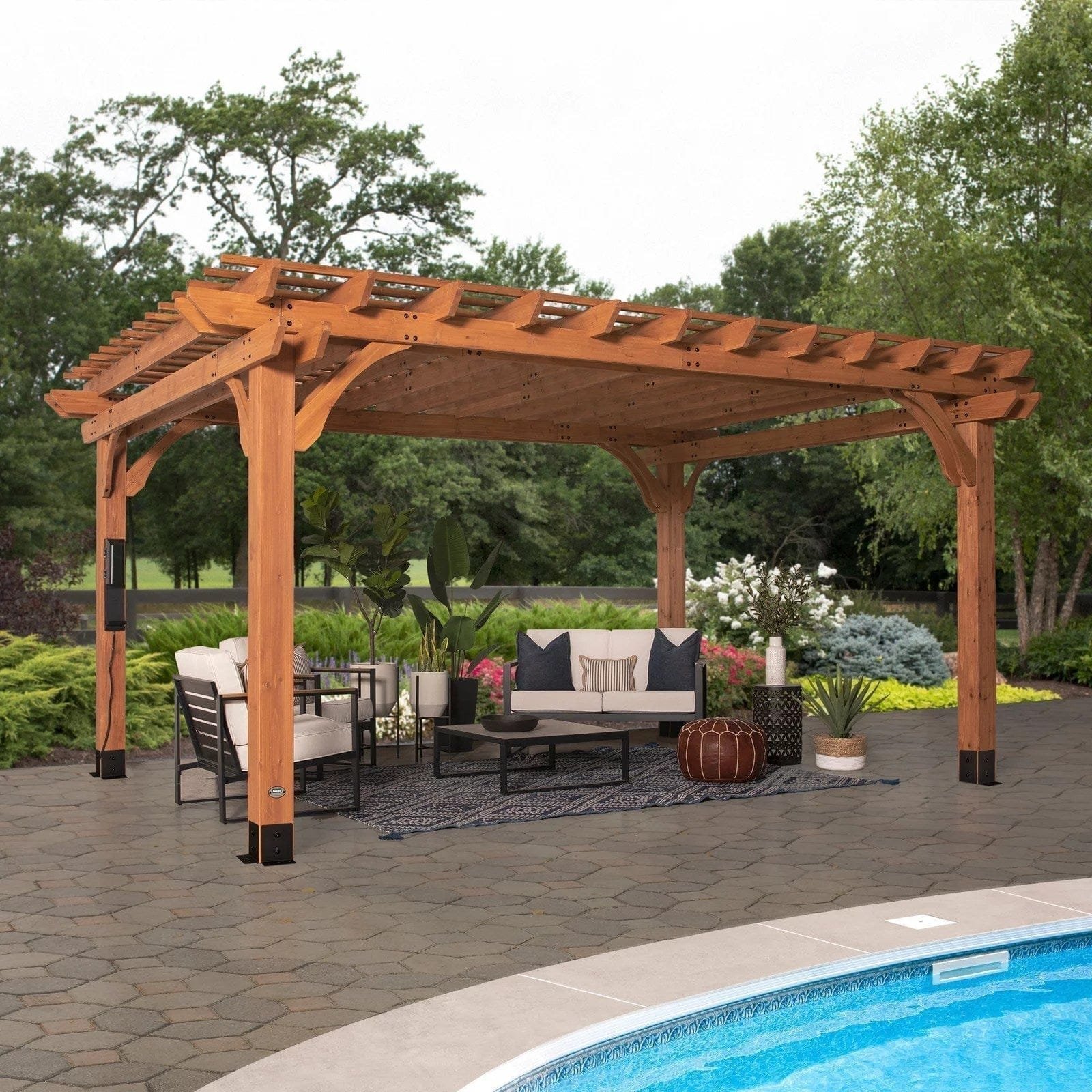 16×12 beaumont pergola 16×12 beaumont pergola