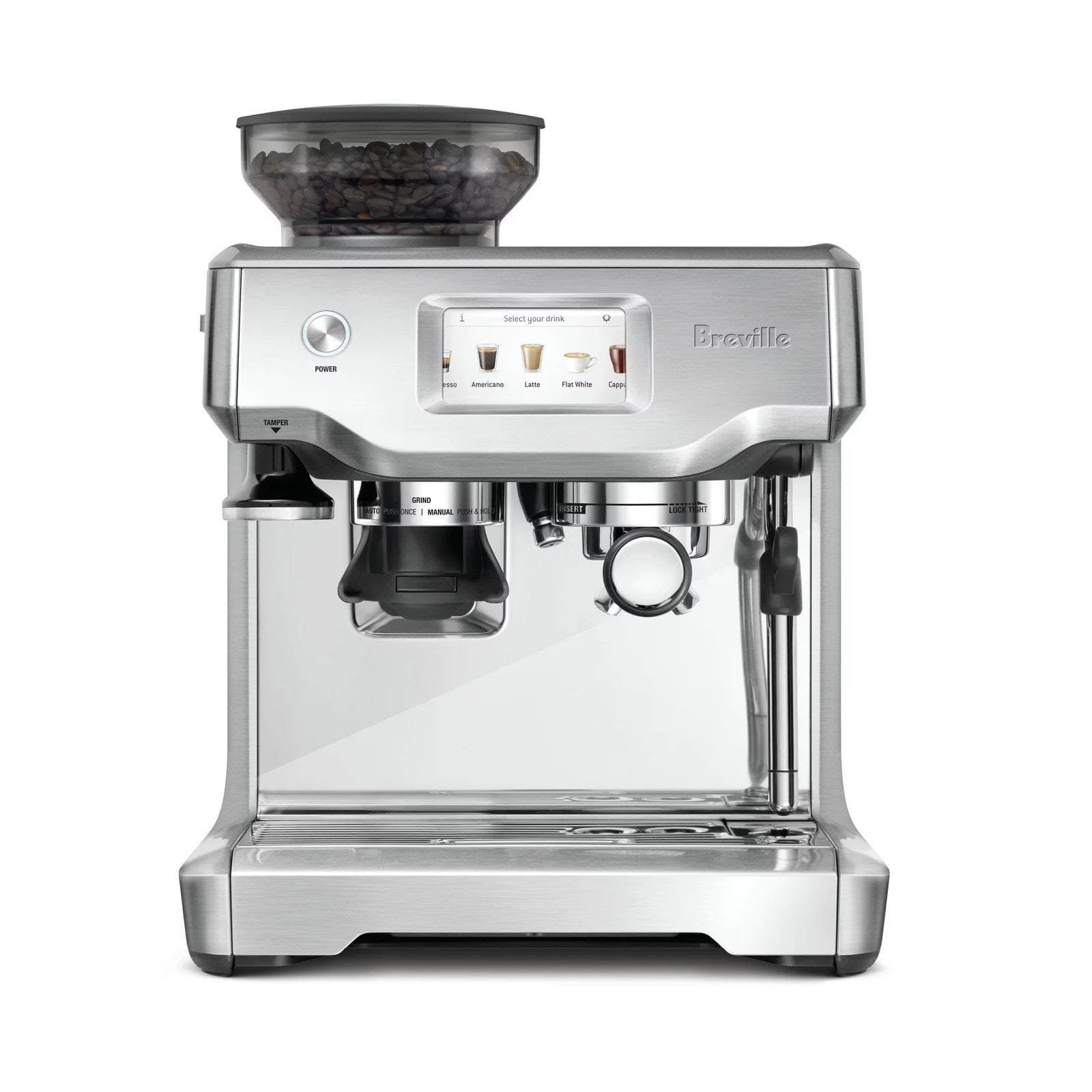 breville barista touch espresso machine brushed stainless steel